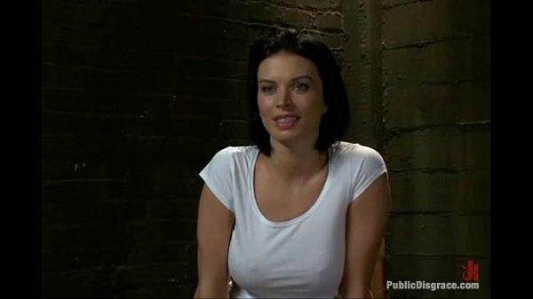 Busty Prisoner Used Sex Slave Public Humiliation – Public d. – video