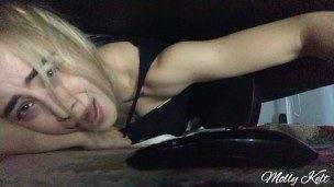 my neighbor is stuck under the weak.  I helped her as best I could